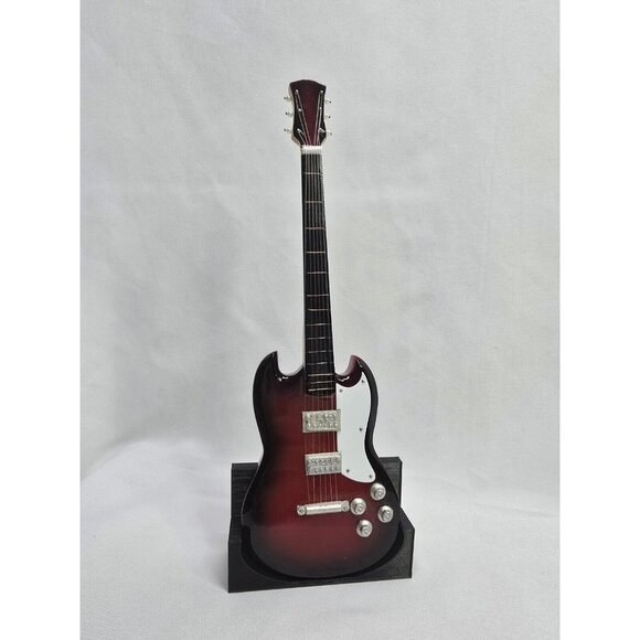 Other - Collectible Red Mini Electric Guitar Model Home Decor- 3D Printed Stand- 25CM